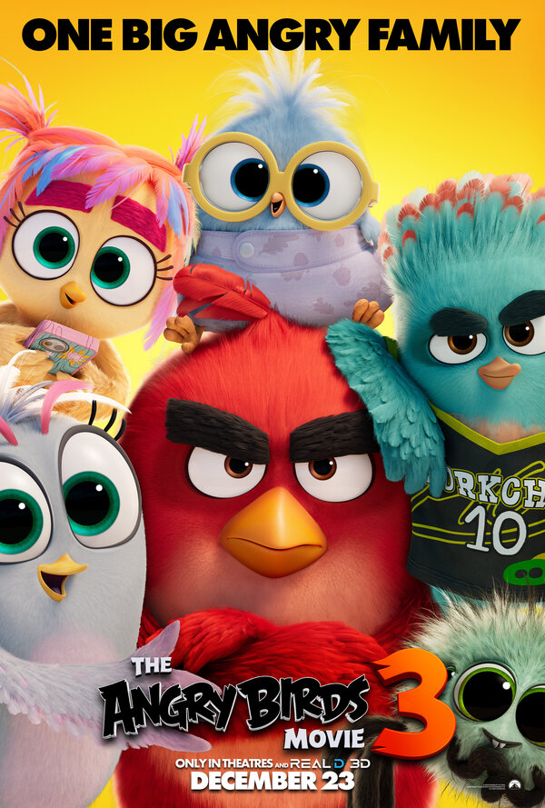 Angry Birds 3 в кино постер